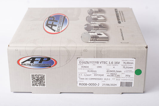 KIT PISTÃO HONDA D16Z6/Y7/Y8 VTEC 1.6 16V