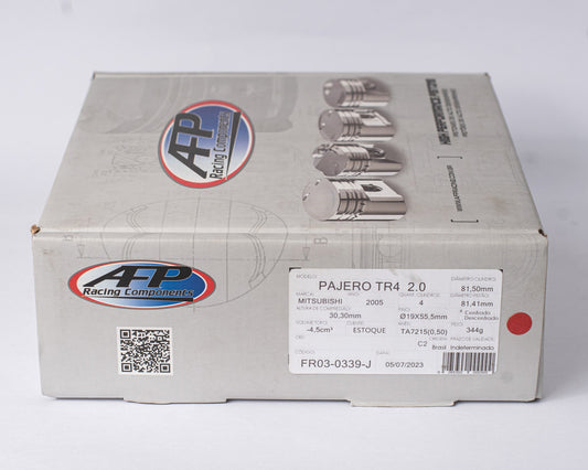 KIT PISTÃO FOJADO MITSUBISHI PAJERO TR4 2.0