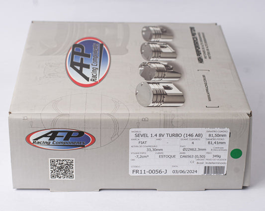 KIT PISTÃO FORJADO FIAT SEVEL 1.4 8V (146 A8)