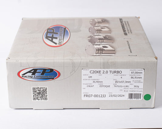 KIT PISTÃO FORJADO GM 2.0 16V C20XE TURBO ANODIZADO