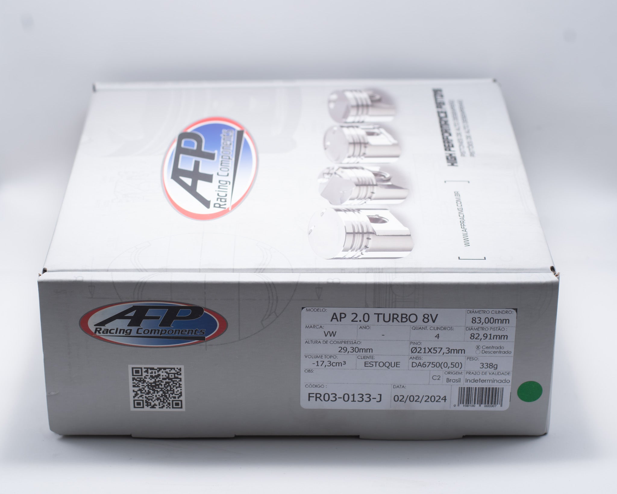 pist様 PISTÃO FORJADO AP 2.0 8V P/ PINO 21 – AFP RACING COMPONENTS