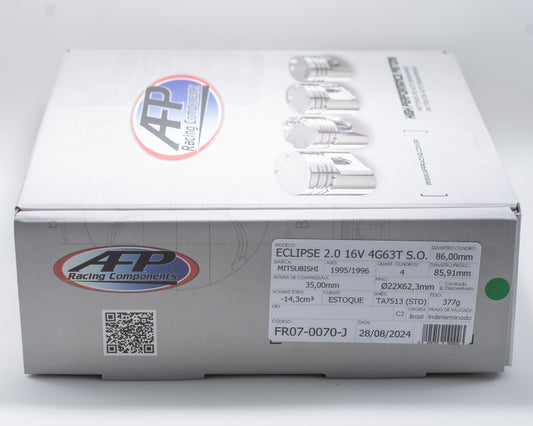 KIT PISTÃO FORJADO MITSUBISHI ECLIPSE 2.0 16V 4G63T