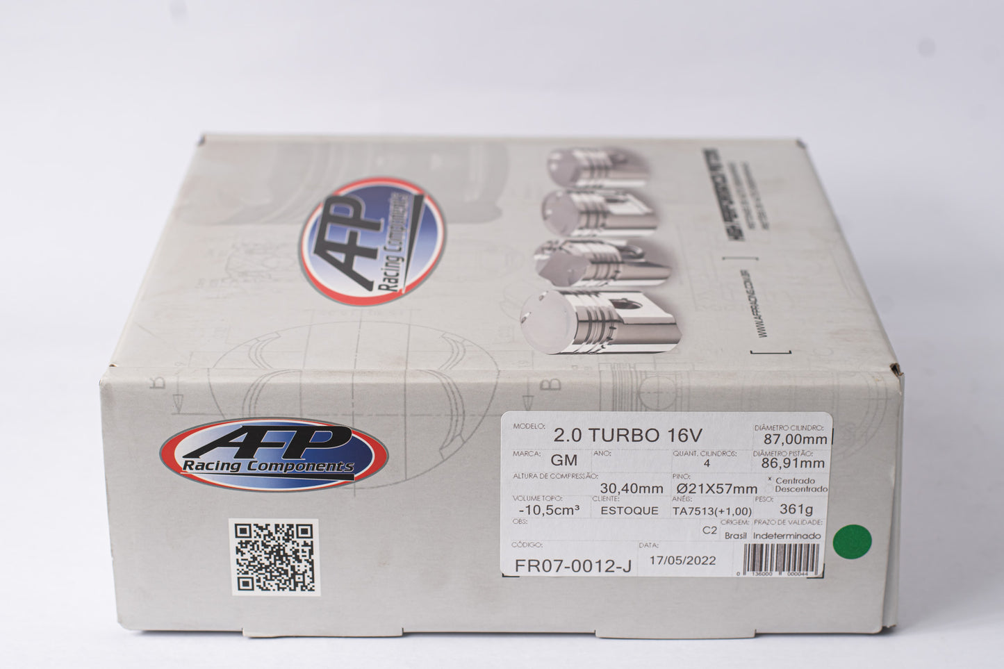 PISTÃO GM 2.0 16v C20XE PIN 21 H13