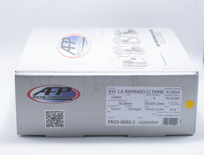PISTÃO HONDA 1.6 16V (B16) C/DOME