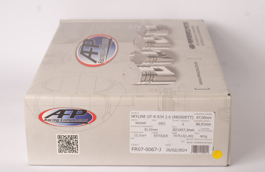 PISTÃO NISSAN SKYLINE GT-R R34 2.6 (RB26DETT)