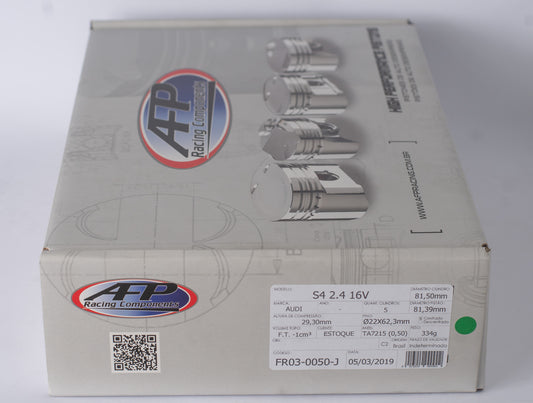 PISTÃO AUDI S4 5 CILINDROS 2.4 16V PIN 22