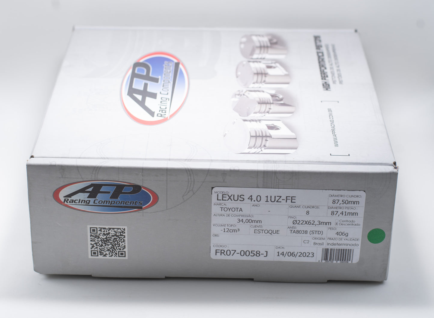 PISTÃO TOYOTA LEXUS 4.0 1UZ-FE