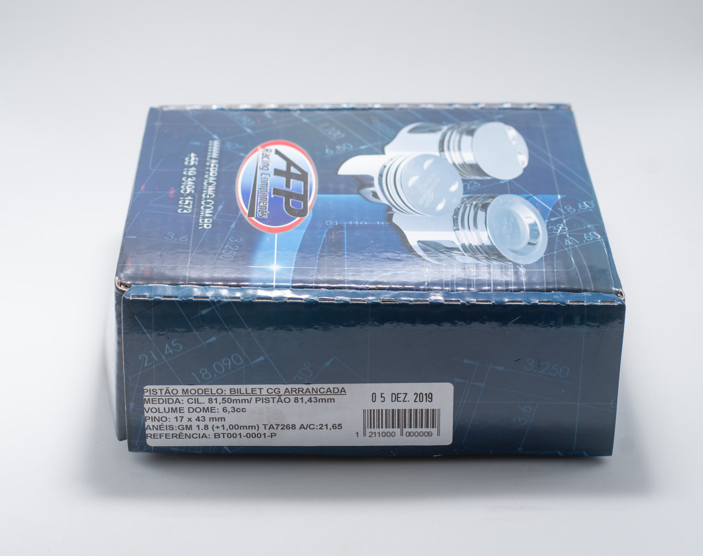 PISTÃO HONDA CG 81,50mm C/DOME